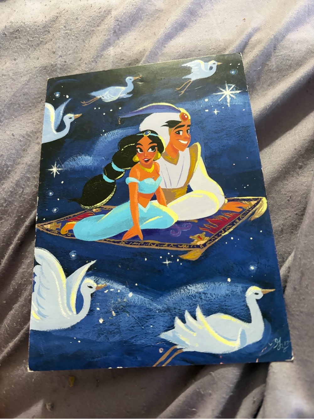 WonderGround 5x7 To The Moon And Back By Gabby Zapata